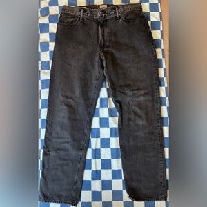 J. Crew Men's Dark Gray Straight Jeans
